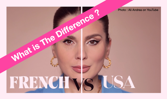 What is the difference between French and American makeup ?